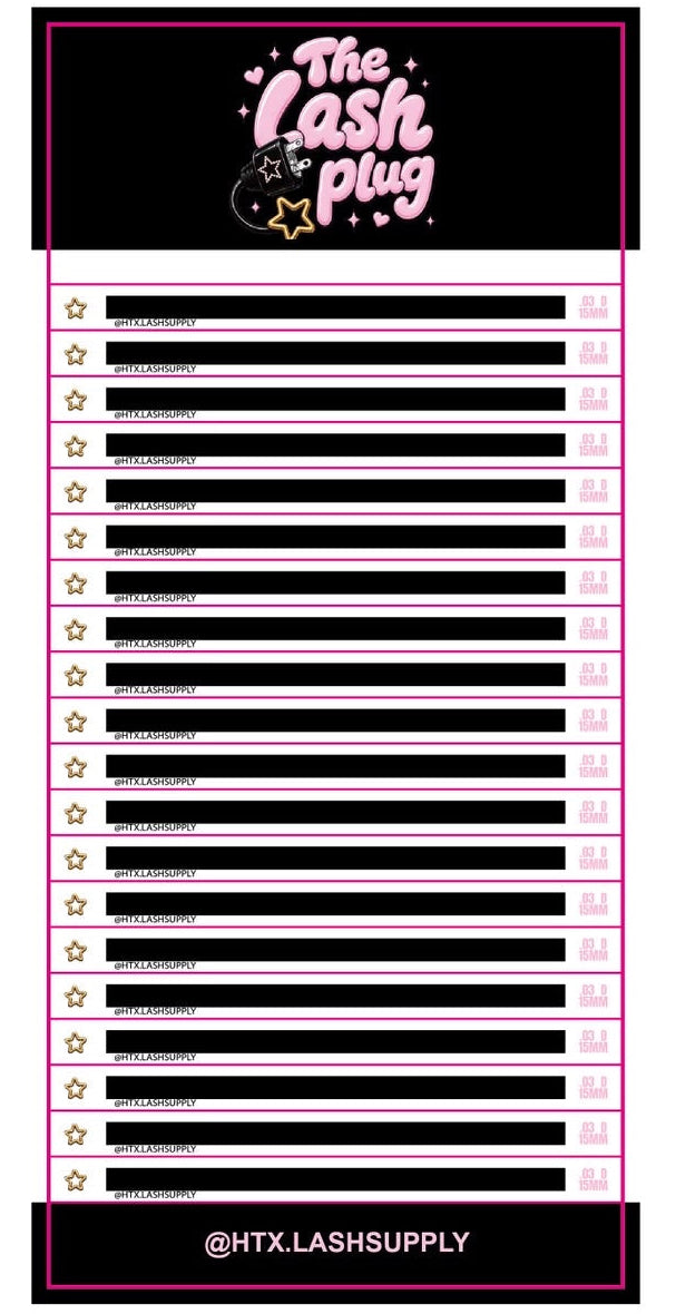 THE LASH PLUG COLLECTION (super matte, super dark)