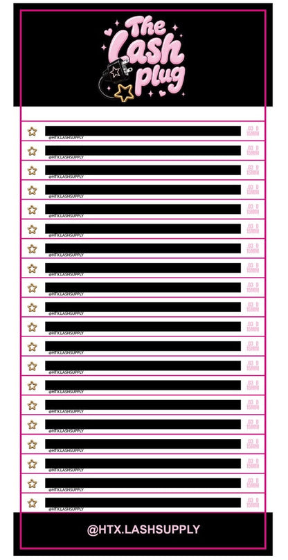 THE LASH PLUG COLLECTION (super matte, super dark)